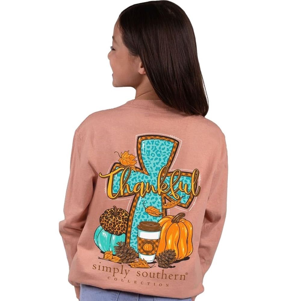 Simply Southern Thankful Youth Long Sleeve Shirt